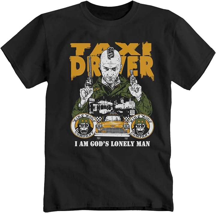 Maglietta da taxi driver shirtzshop stile retro con scritta new york oldschool usa