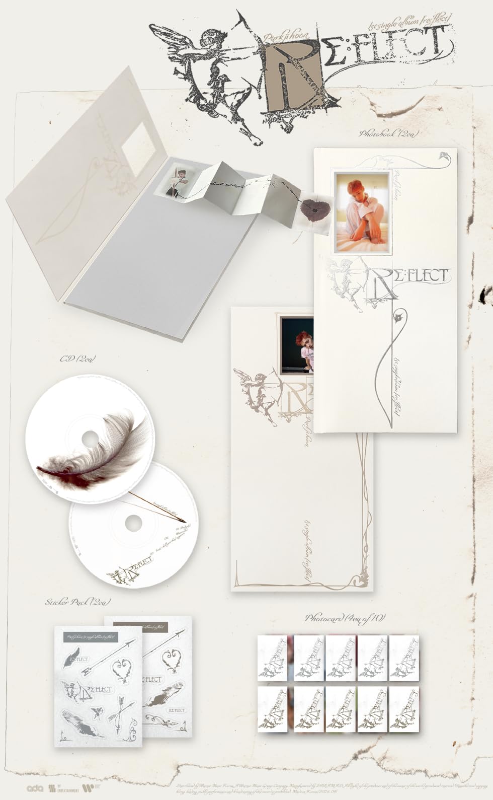 Park Jihoon [ RE:FLECT ] 1 ° album singolo (2 Ver. SET)