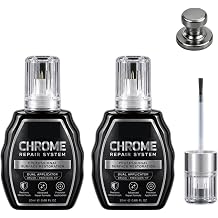 Professional Chrome Repair Pen, Chrome Touch Up Paint Marker Silver*2