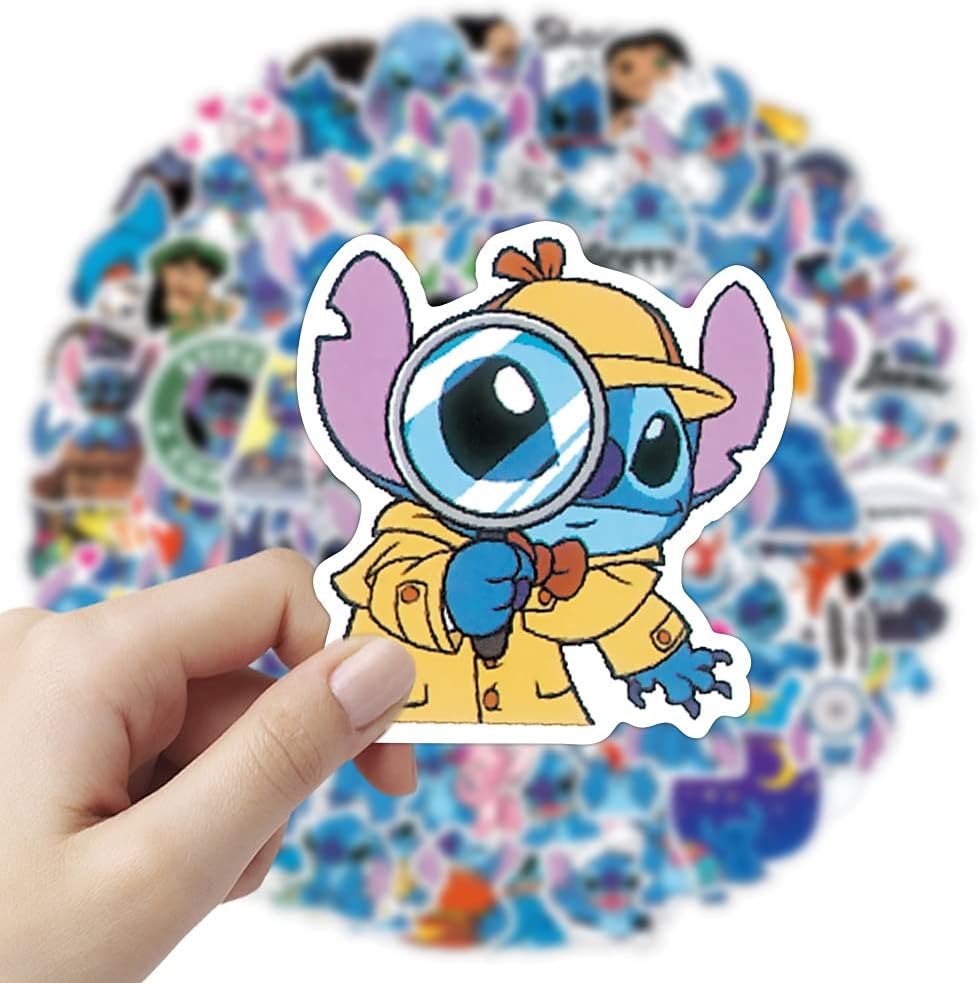 Cartoon Stickers Pack, 100PCs, Cute Cartoon Vinyl Decals for Water Bottle, Laptop, PC, Case, Car, Notebook, Skateboard, Journal, Aesthetic Stickers as Gifts for Kids, Teens, Girls (LS