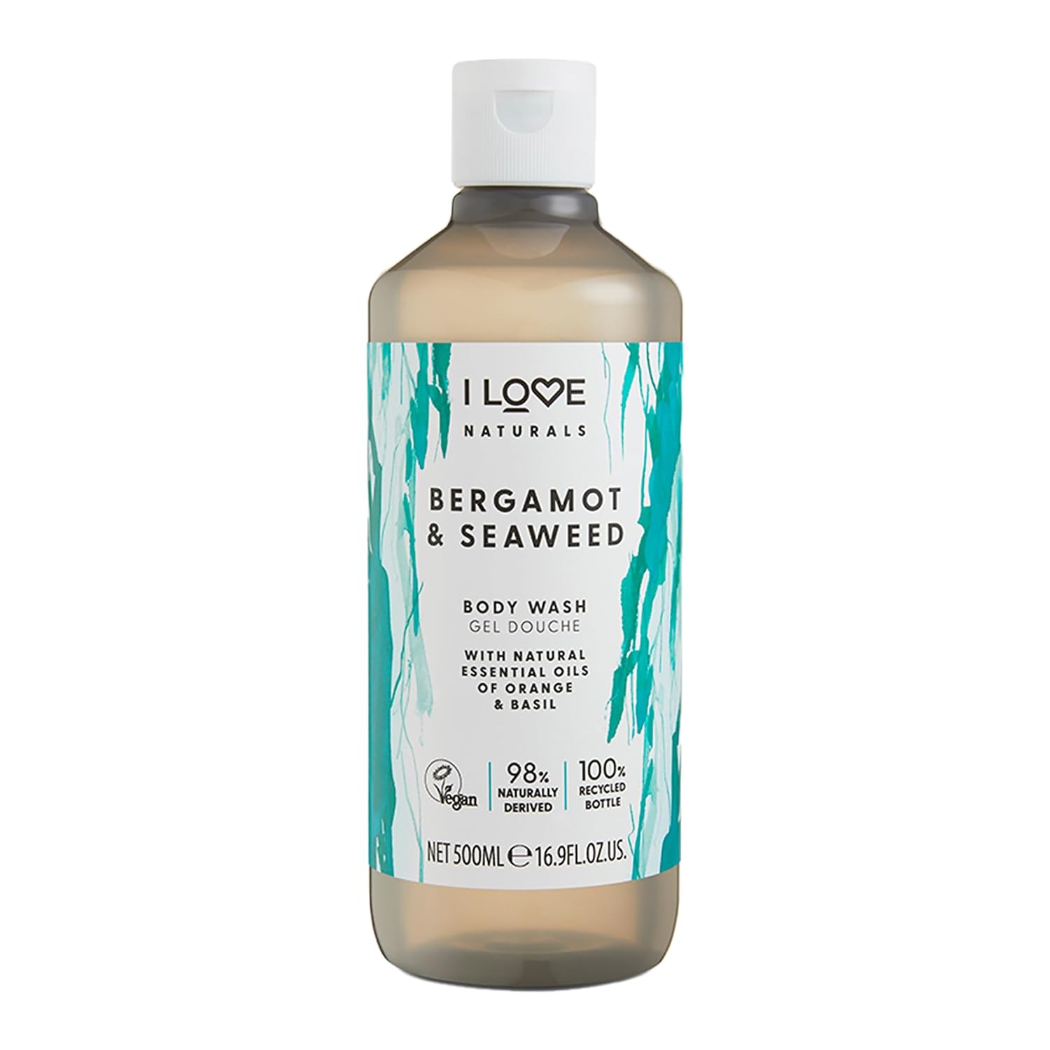 I LOVE Naturals Moisturizing Body Wash with Bergamot & Seaweed