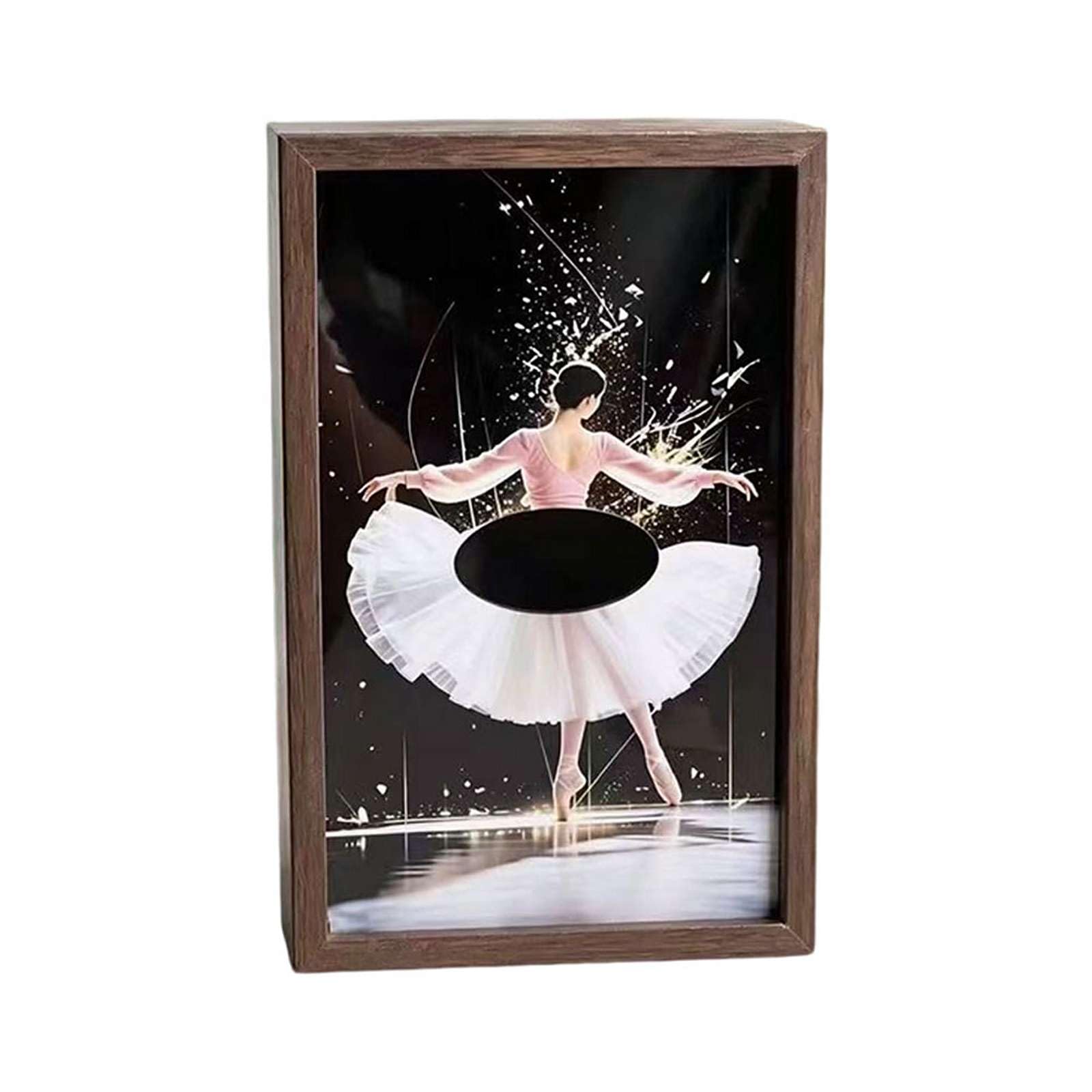 Wooden Ballet Dancer Tissue Box Cover, Unique Skirt Tissue Box Holder