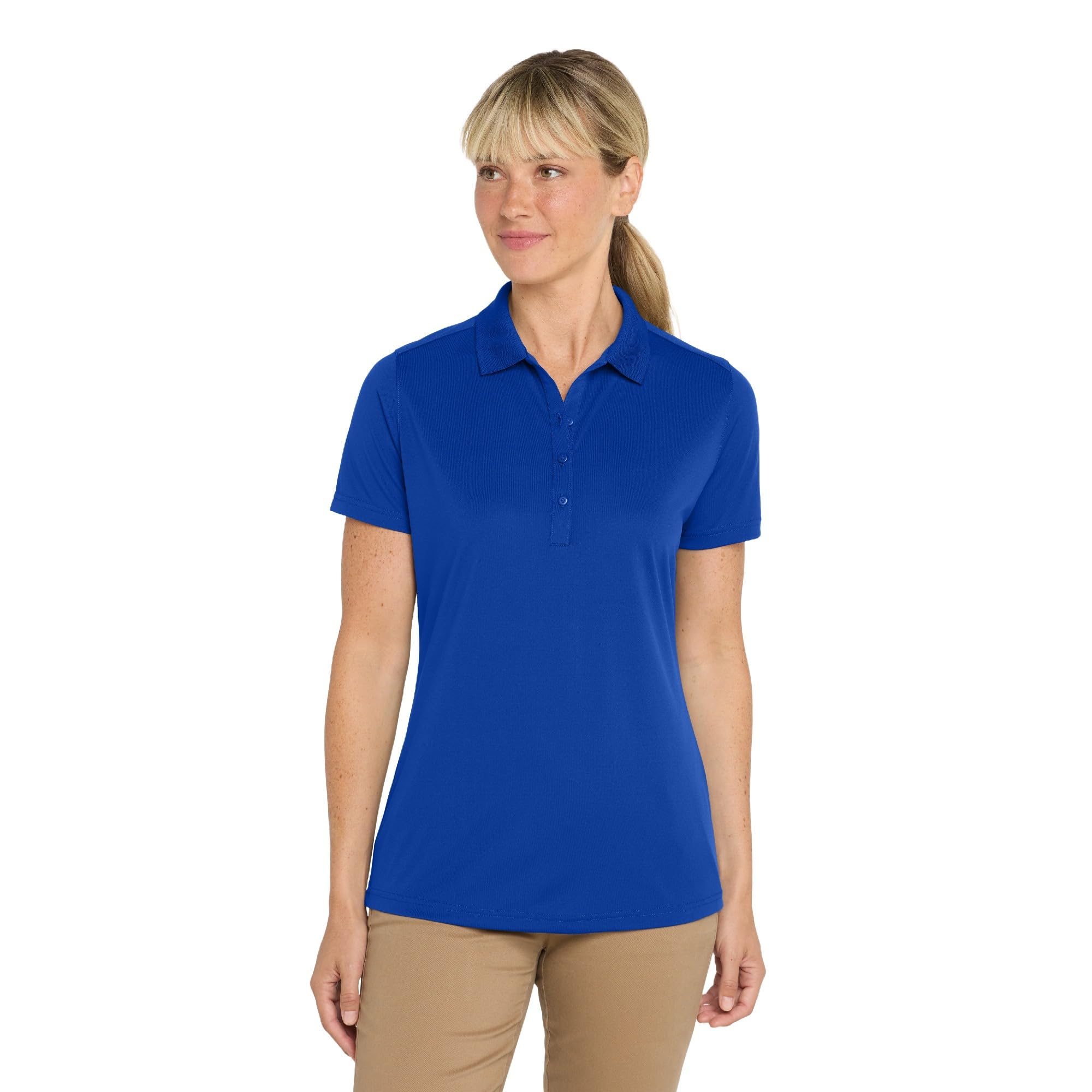 CornerStone Women's Select Lightweight Snag-Proof Polo | Ladies' Collared Shirt, Short Sleeve Top for Summer, Work & Golf