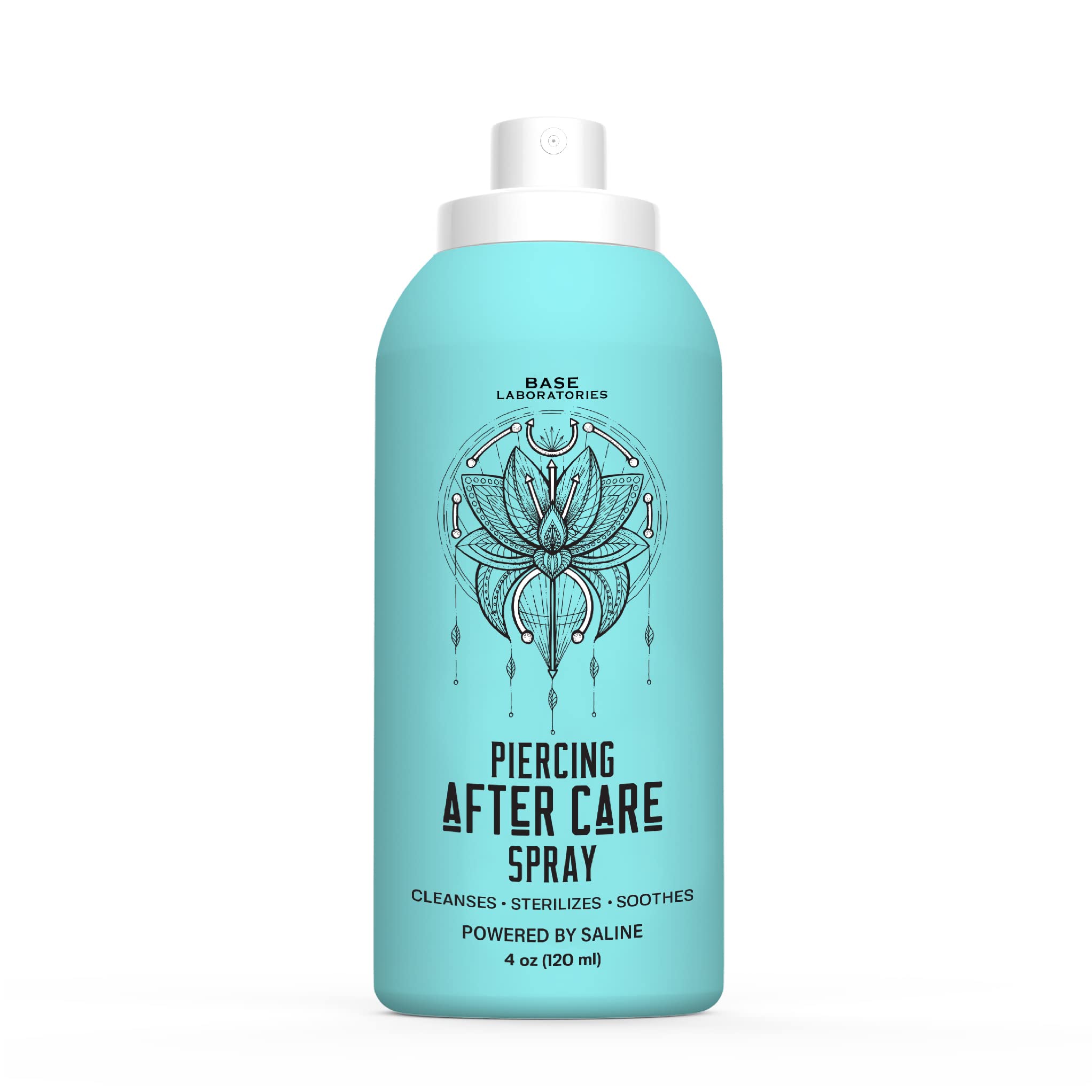 Buy Base Labs Piercing Aftercare Spray 4oz Cleanses, Sterilizes