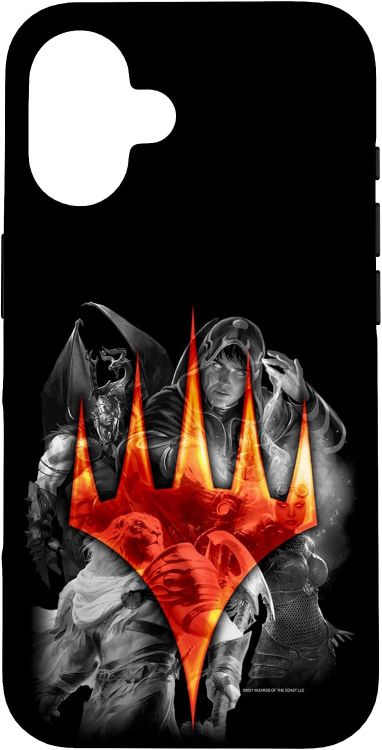 iPhone 16 Magic: The Gathering Mythical Walkers Collage Logo Case