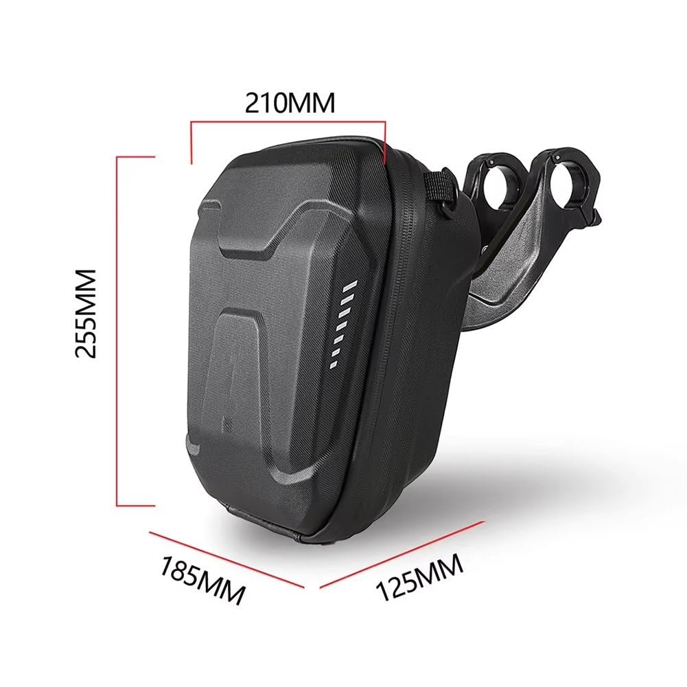 Bolsa Trasera Moto Bolsa para Manillar De Bicicleta De Montaña Funda Rígida para Teléfono Funda para Patinete Eléctrico Equipo De Ciclismo Bolso Moto(3 L a)