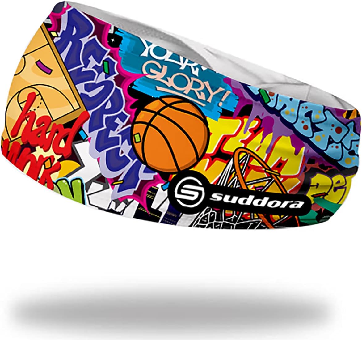 Hoop Til It Hurts Premium Graffiti Sweat Headband Basketball Sales For Sale W
