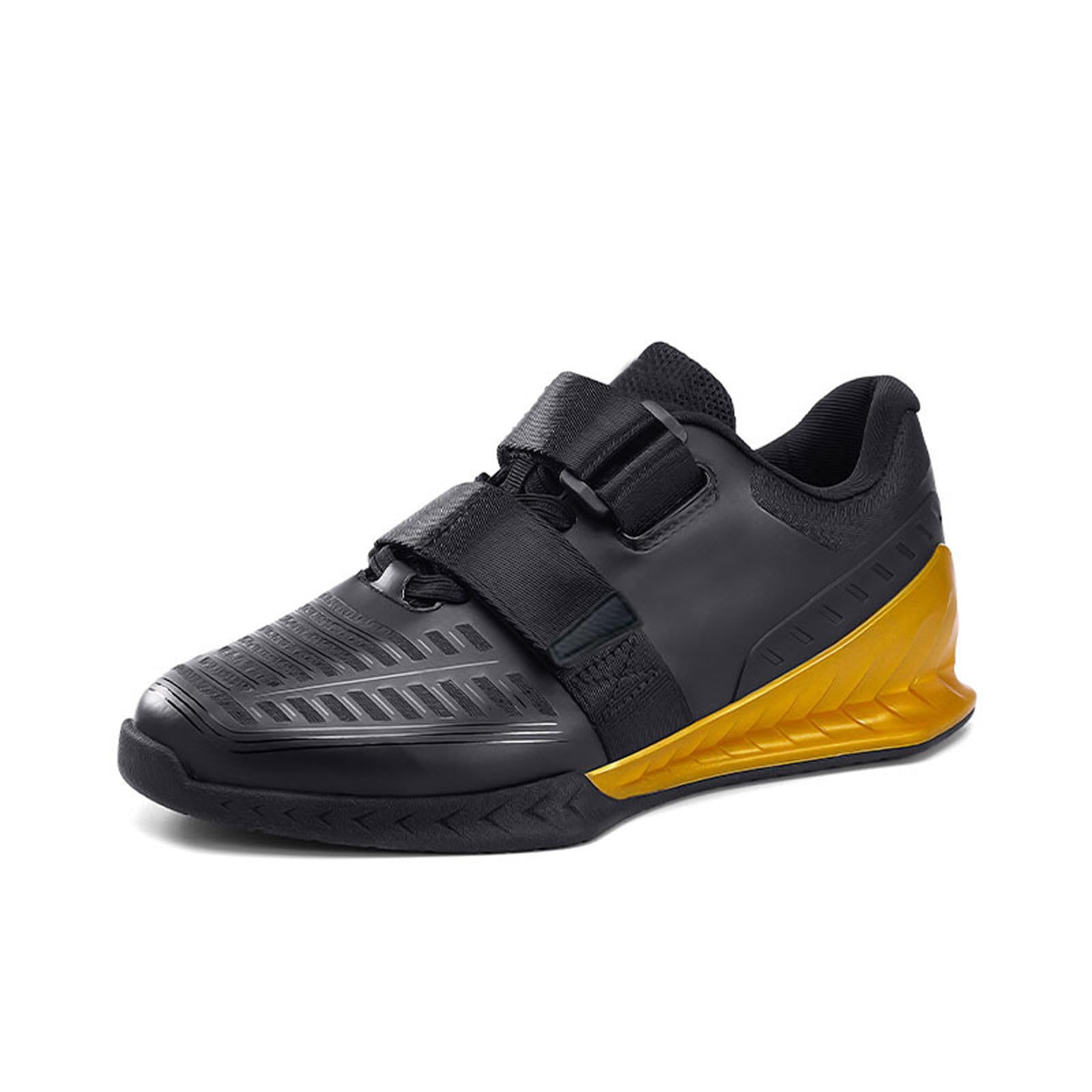 Zapatillas de Halterofilia Hombres,Zapatos De Sentadillas,Peso Muerto,Levantamiento,Antideslizantes,Ligeras Y CóModas,Estanqueidad Ajustable,para Boxeo,Fitness,Levantamiento de Peso