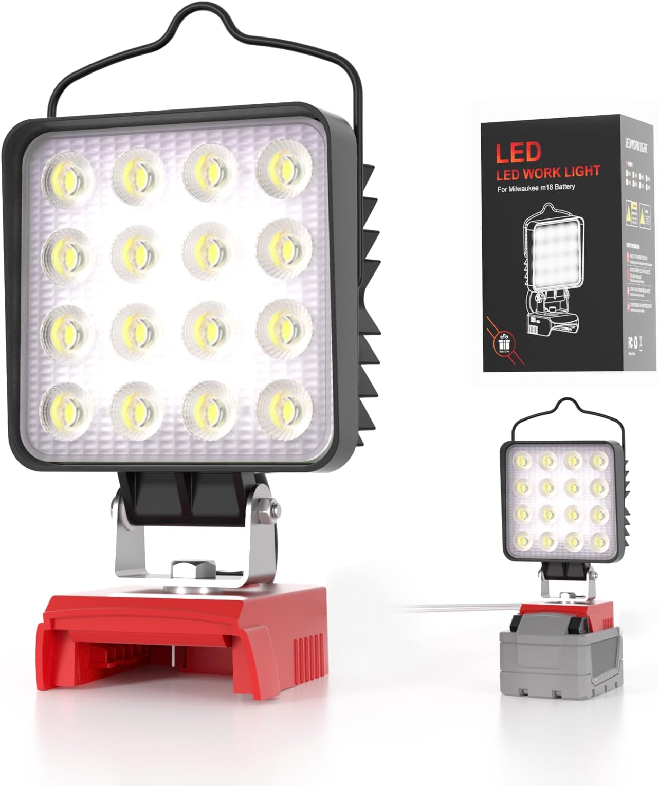 MILWAUKEE 2359-20 Projecteur Pliant Compact M18MC ROVERMC à Recharge USB