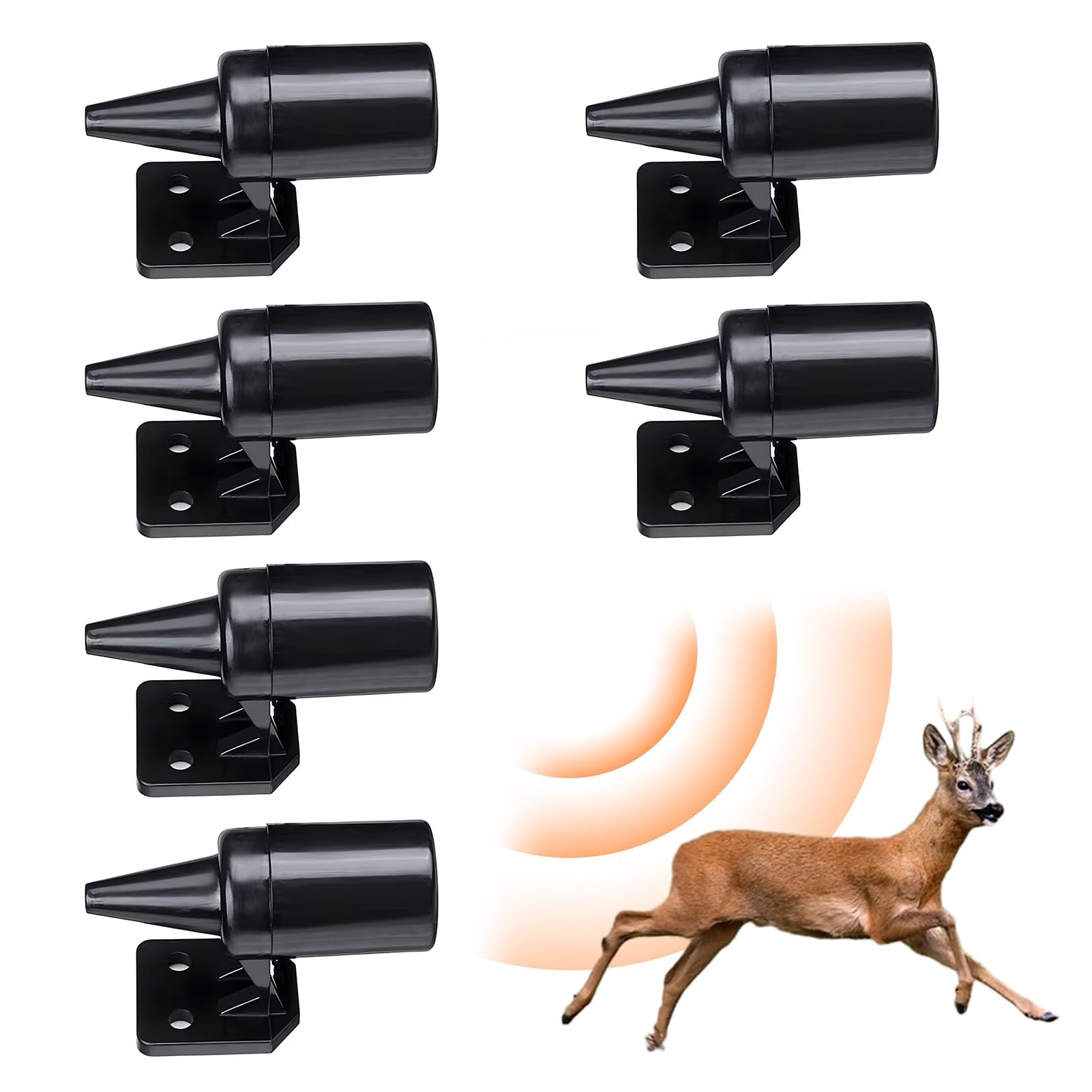 LOT DE 8 Sifflets D'alerte Animaux Avertissement Cerf Pour Voitures