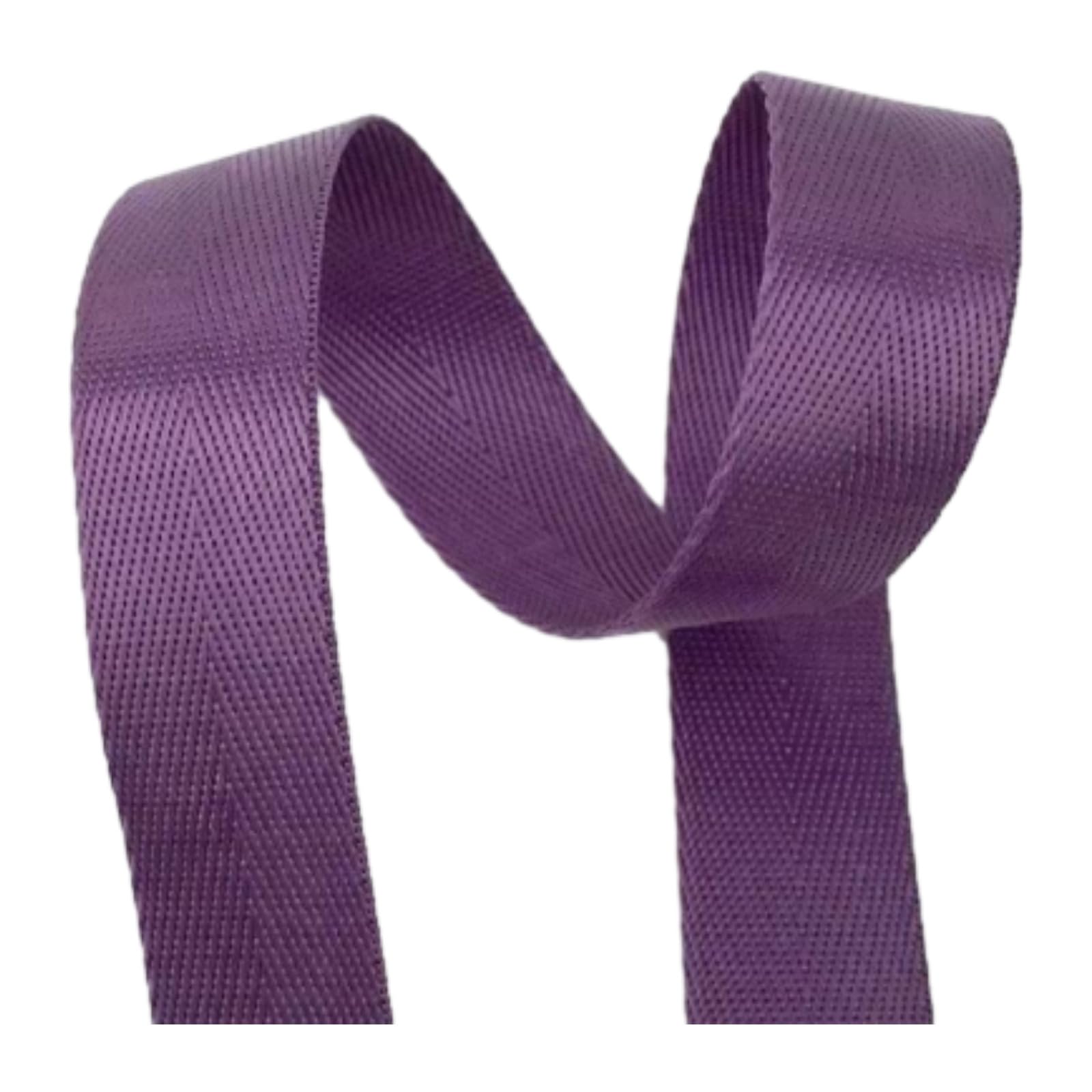 5M 20-38mm Nylon Webbing Band, Strap Bag Backpack Material, Sewing Binding Tape,Purple,50mm โ image 1