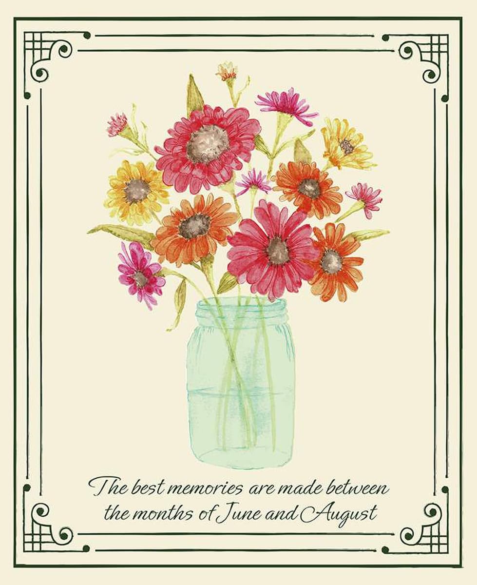 Riley Blake’s Assortment of Premium Quilting Fabric Panels, Perfect for Quilting, Apparel, DIY Crafting, and Home Decor (ADEL in Summer Panel (36" X 43"))