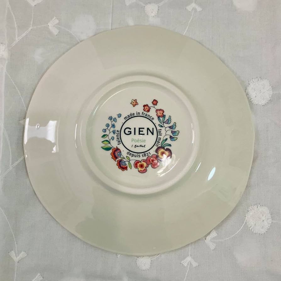 新品未使用　GIEN ジアン　ポエジー　ティーカップ&ソーサー　ペアカップ Amazon | GIEN ジアン ポエジー ティーカップ&ソーサー ペア