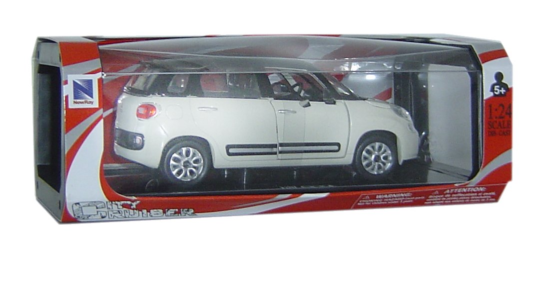 NEWRAY 71276 - Fiat 500L, Scala 1:24, Die Cast, Bianco
