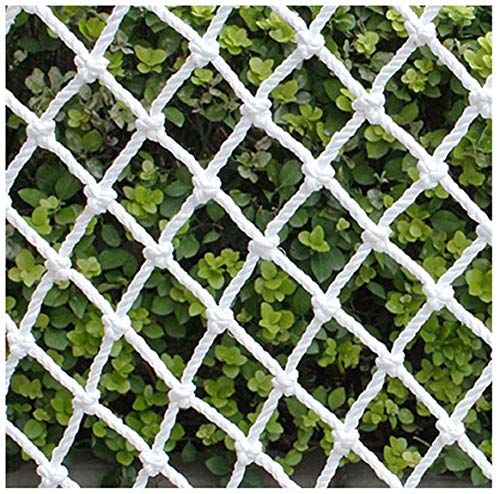 Preisvergleich Produktbild Sicherheitsnetz Weiß, Kinder Terrasse Balkon Schutznetz, Kletterseilnetz, Ladung Anhängernetz, Deckendekorationsnetz, Treppenspielplatz, Spielzeughaustiersicherheitsgeländer, Hängendes Netz