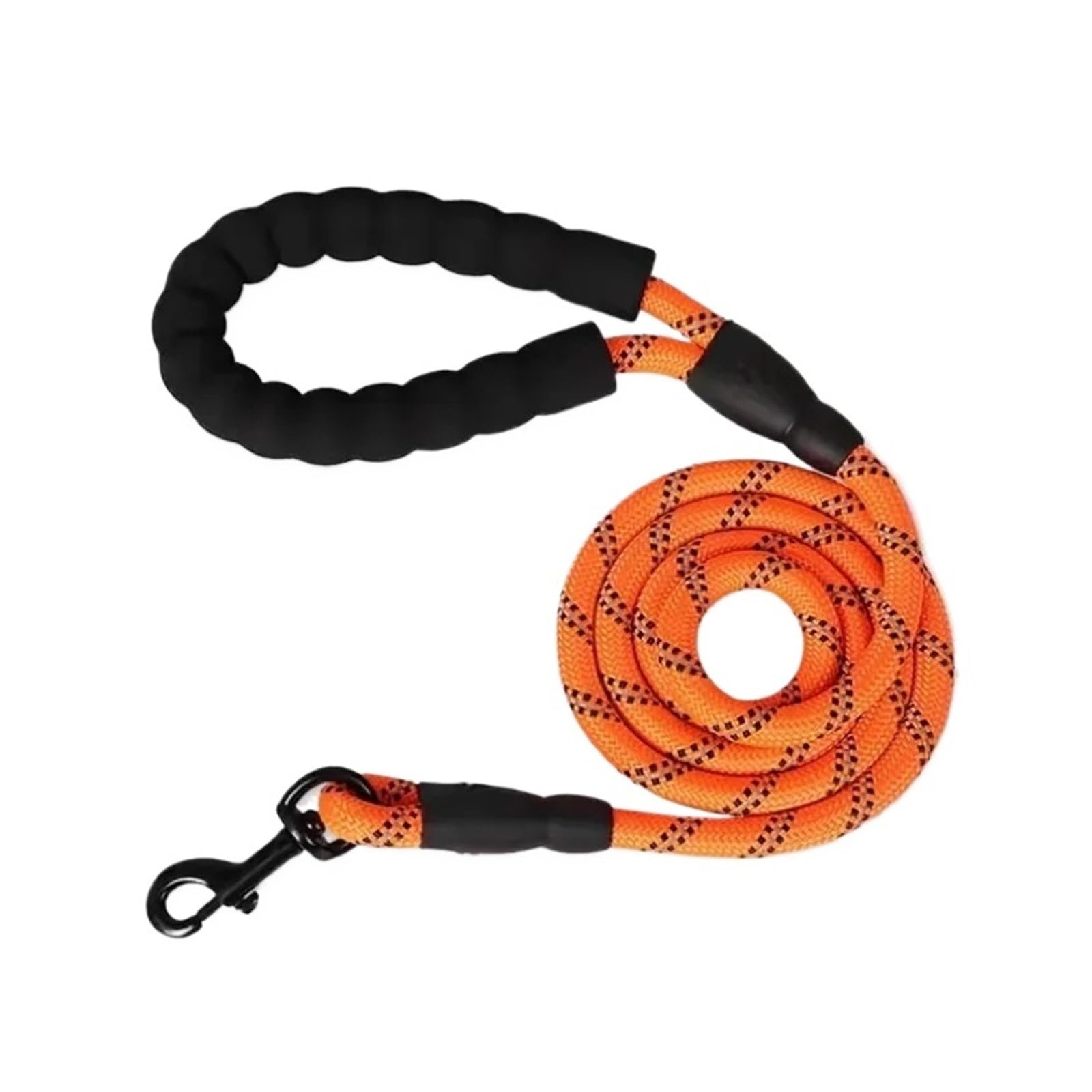 Laisse solide pour chiens résistante aux tractions couleur orange