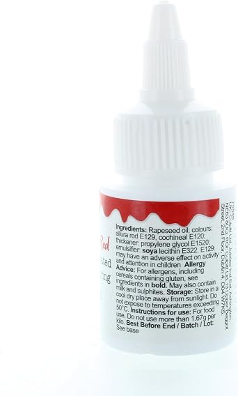 Colour Splash 30ml Bright Red Oil Based Food Colour