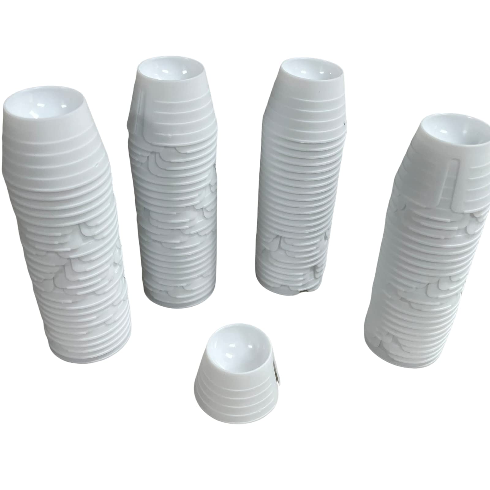 ERA 100pcs Plastic Dappen Dish Disposable Mixing Bowls Dental Nails Acrylic Tattoo (Blue)