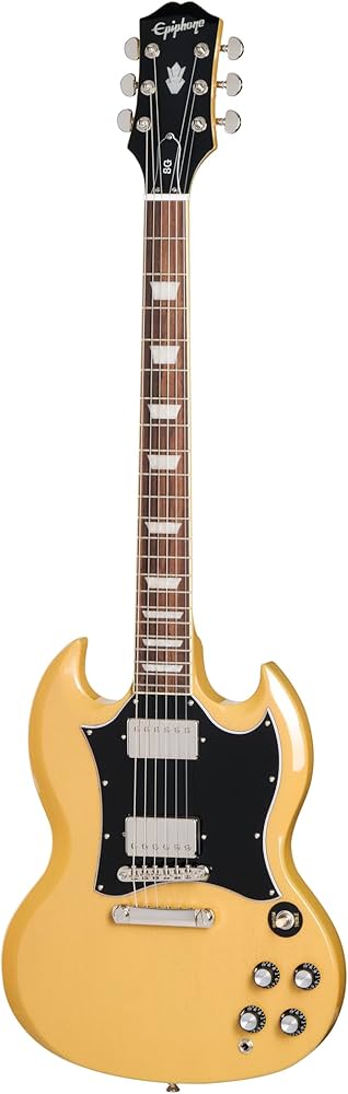 Amazon.com: Epiphone Inspired by Gibson SG Standard, TV Yellow