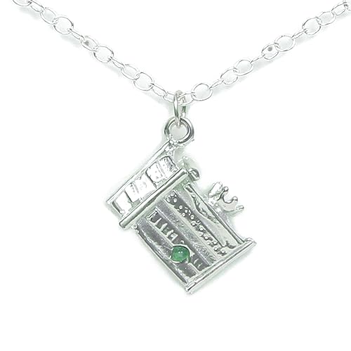 Miniatura 1 de Once Upon a Mattress inspired Princess & Pea Necklace - Musical Theater Cast Gift - Handcrafted Pewter Made in USA (18" chain length)