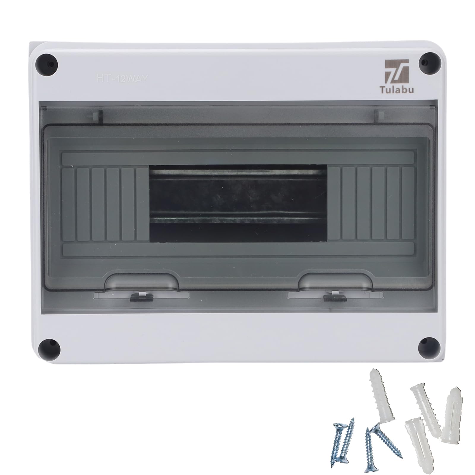 Scatola interruttore a 12 vie IP65 PC/ABS in lega di plastica scatola di protezione di distribuzione resistente alle intemperie con copertura trasparente scatola di distribuzione