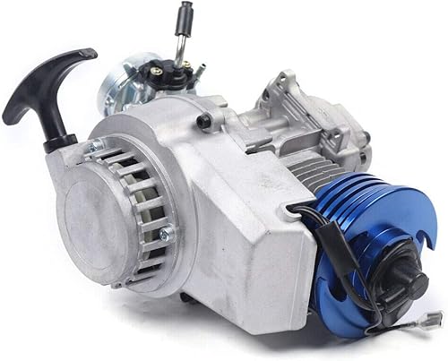 Motor de motor de 2 tiempos de alto rendimiento completo motor de carreras, kit de motor de bicicleta motorizado de arranque de 49 cc 47 cc 50 cc