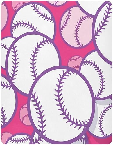 Miniatura 2 de Sábanas de moisés para niños y niñas, diseño de pelota de béisbol y sóftbol, color rojo, sábanas para cunas de bebé, sábana de juegos para niños,