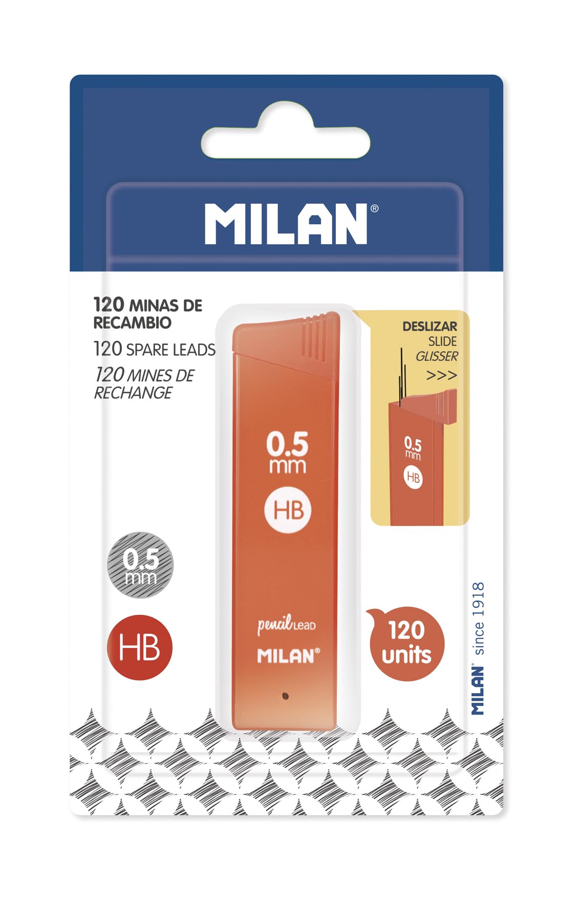 MILAN BWM10320 - Blíster un tubo de 120 minas de recambio