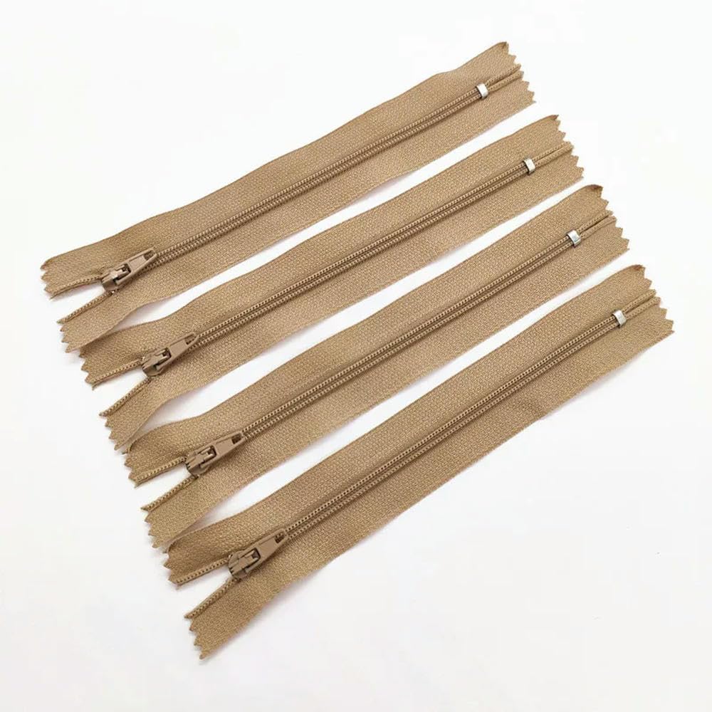 100 pièces 3# (7,5-60 cm) 3-24 Pouces Fermetures à glissière en Nylon - 20 Couleurs pour projets de Couture et Fournitures d'artisanat