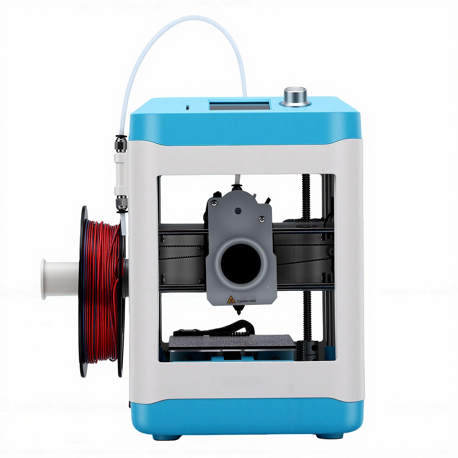 Zerodis Mini Stampante 3D con Stampa WiFi Livellamento Automatico Estrusore Diretto e Piattaforma PEI Riscaldata LCD da 2,4 Pollici Completamente Assemblato per Principianti Bambini Scuola a Casa