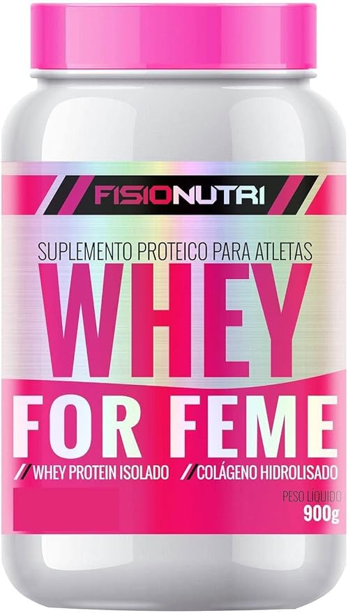 Whey For Femme (900g) - Baunilha - FisioNutri, FisioNutri