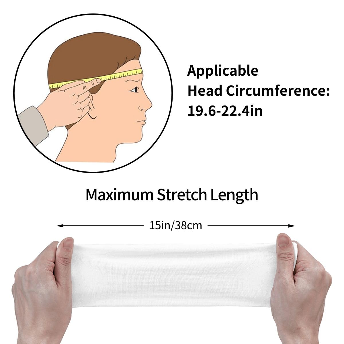 Personalisiertes Stirnband Mit Sticktext - Sportband Für Damen & Herren