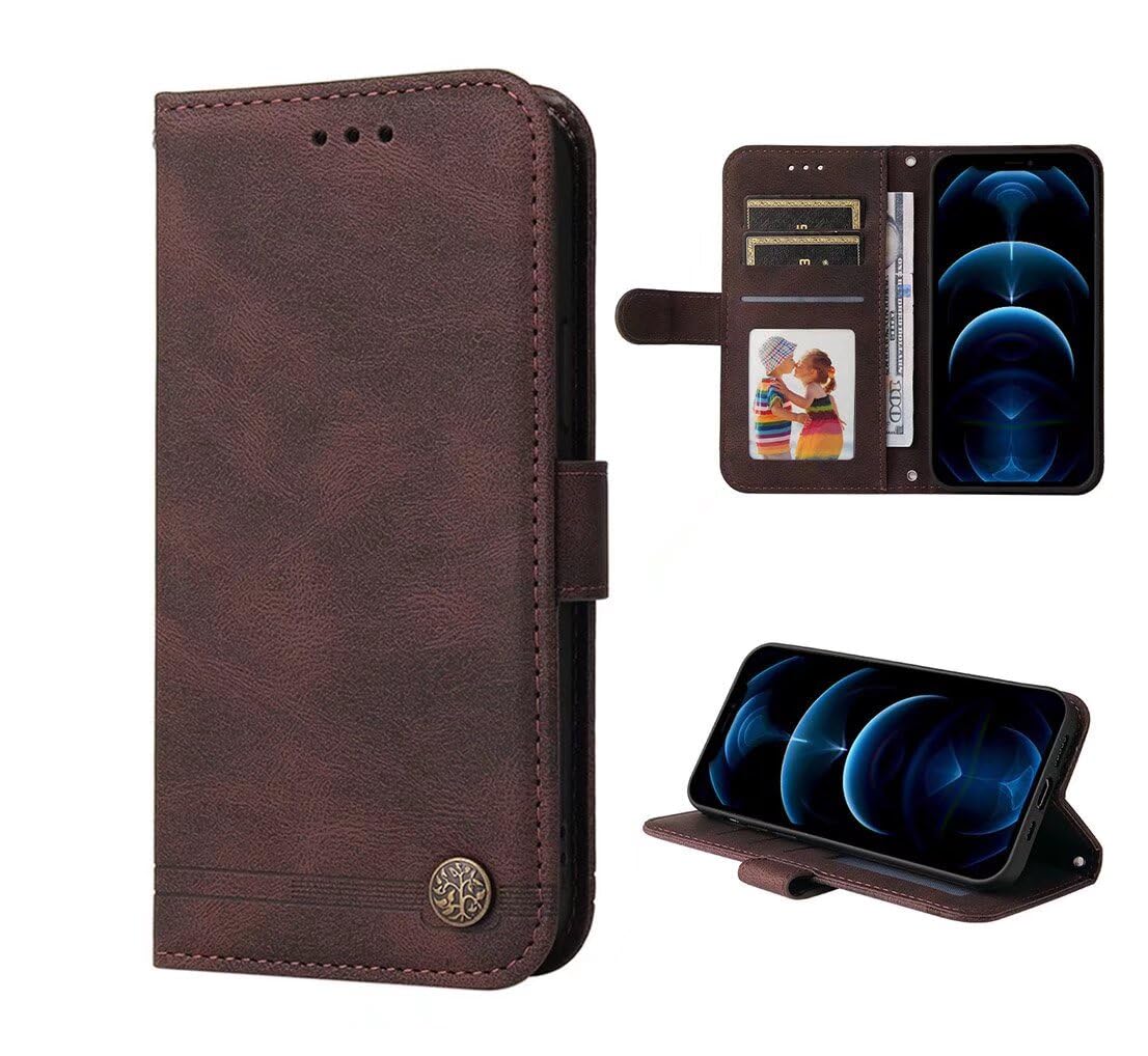 SEAHAI Cover Portafoglio In Pelle Per Motorola Moto G56 5G – Custodia A Libro Con Slot Per Schede E Supporto, Antiurto, Blu - 2
