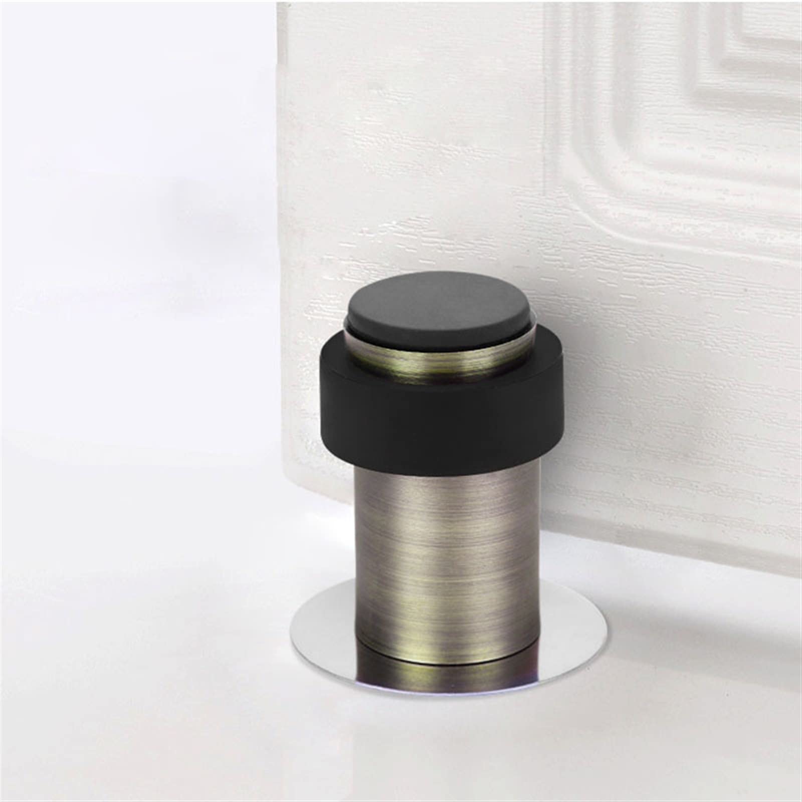 Butée de porte sans perçage inox pour stopper les chocs sur le mur
