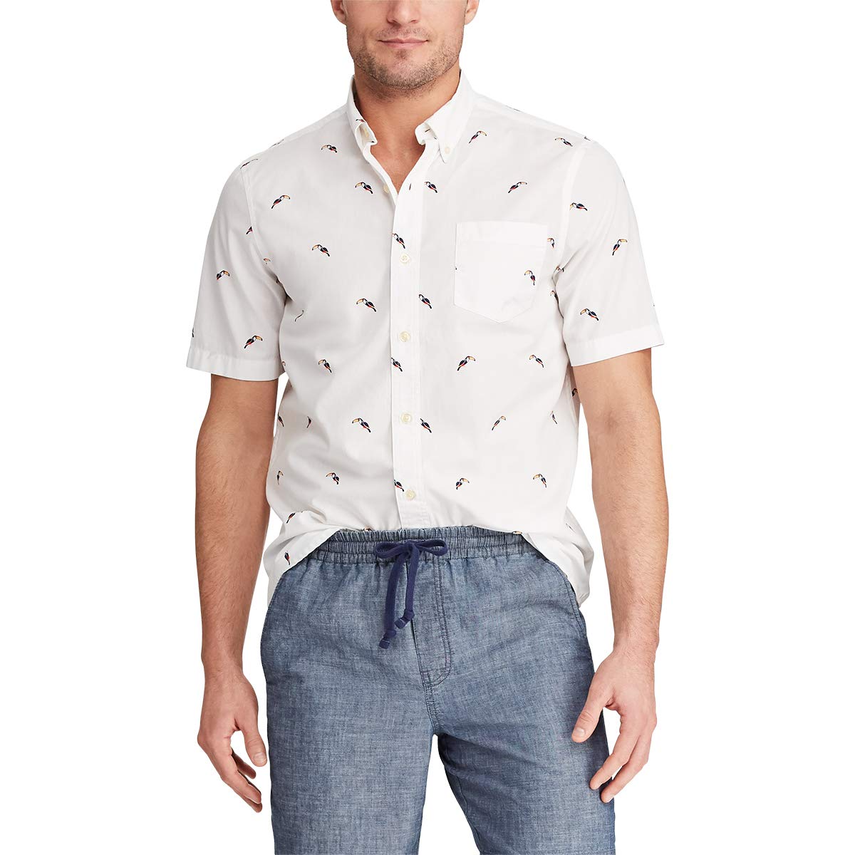 Chaps short sleeve button down shirts Clearance
