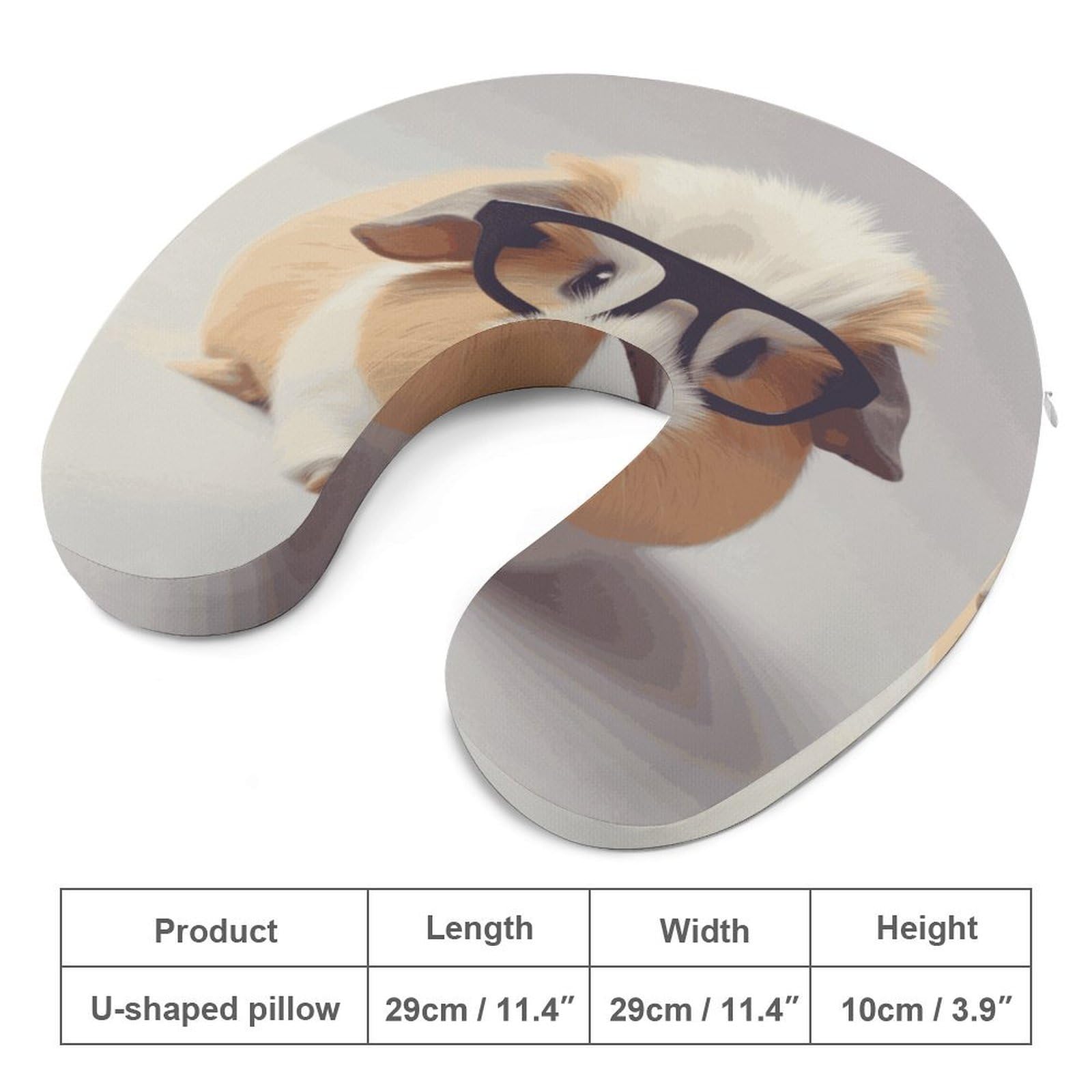 Cuscino a forma di U sorridente, nucleo in memory foam, cuscino per fornire supporto per il collo, cuscino da viaggio, adatto per aerei, auto, case e uffici.