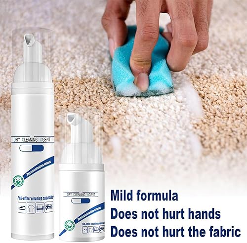 Miniatura 2 de Limpiador de espuma seca, limpiador de espuma seca, removedor de manchas, limpiador de espuma seca para ropa, limpiador multiusos sin enjuague para