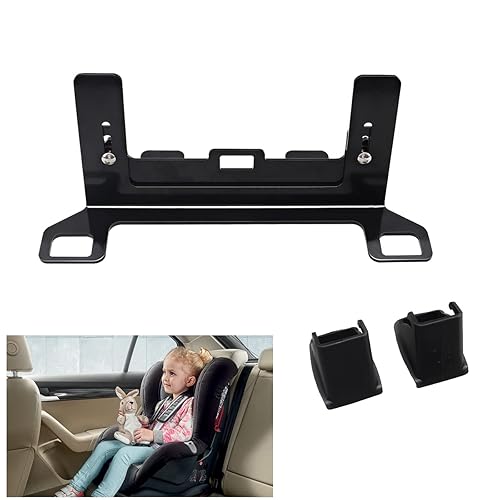 Chelhead Soporte de Interfaz de Enganche ISOFIX para Asiento de Coche Universal, Kit de Montaje de Anclaje de Retención de Niños, Conector de Cinturón ISOFIX para Silla de Seguridad para Bebé