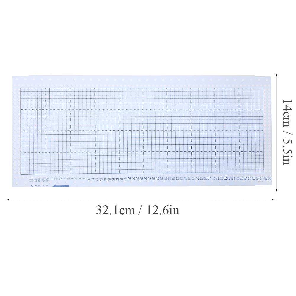 Qinlorgon Punch Card 24 Stitch Professional Knitting Machine Accessories Flower Card, Knitting Machine Punch Card - Image 4