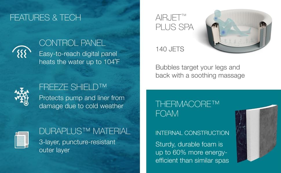Bestway SaluSpa Paris Hot Tub - Image 3