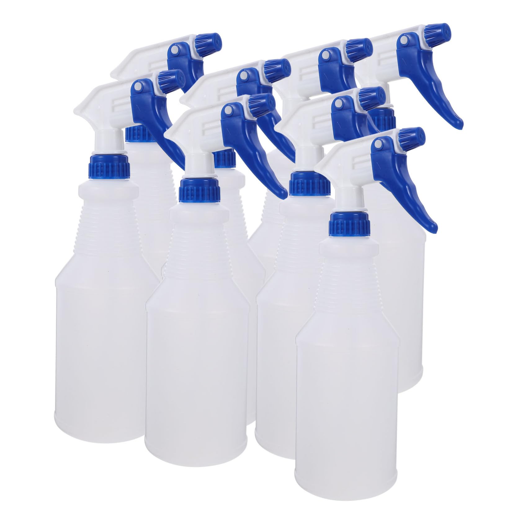 Baluue Bottigliette Spray in Plastica Pe 8 Pezzi da 750ml, Spray Ricaricabile per Parrucchieri, Facile da Usare e Risparmio di Lavoro, per Annaffiare Piante e Saloni di Colore Casuale