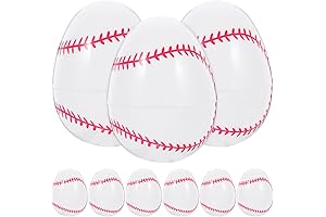 12-Pack Baseball-Themed Plastic Easter Eggs