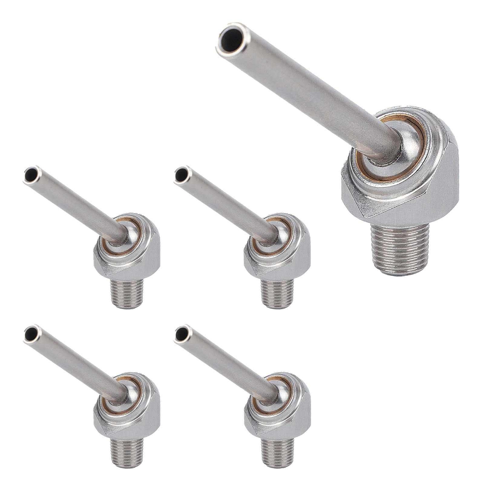 HTAN-1/8-50 DCYCBTH Lot de 5 buses de refroidissement universelles en acier inoxydable 304 NPT 10/30/50 mm, buse de refroidissement universelle, convient pour diverses machines-outils, pulvérisation