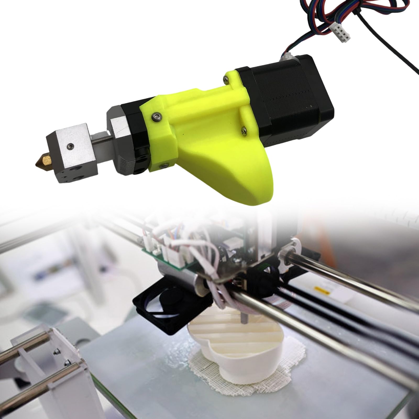 Buse professionnelle de 0,8 mm pour extrudeuses à granulés d'imprimante 3D offrant des détails pour les artistes et les petits fabricants Buse de haute précision