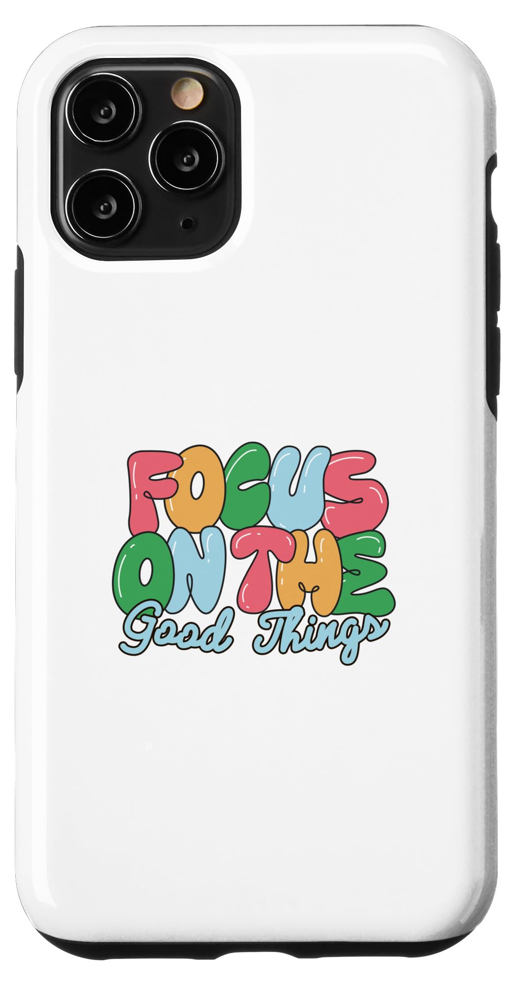 Amazon.com: iPhone 11 Pro Focus On The Good Things Bubble Letter Design Case : Cell Phones & Accessories Amazon.com: iPhone 11 Pro Focus On The Good Things Bubble Letter Design Case : Cell Phones & Accessories