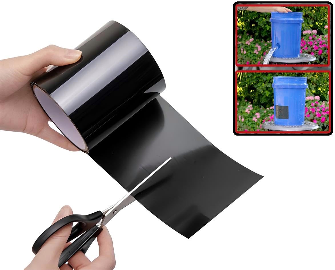 DOOMSDAY Waterproof Leakage Tape for Repairing Cracks, Pipes, Gaps, And Roof Applicable for Indoor & Outdoor Use, Heavy Duty Thick Rubberized Repair Tape, Quick Fix Any Leaks (10cm x 5feet) (B0BR3P1C2L) Amazon Price History, Amazon Price Tracker