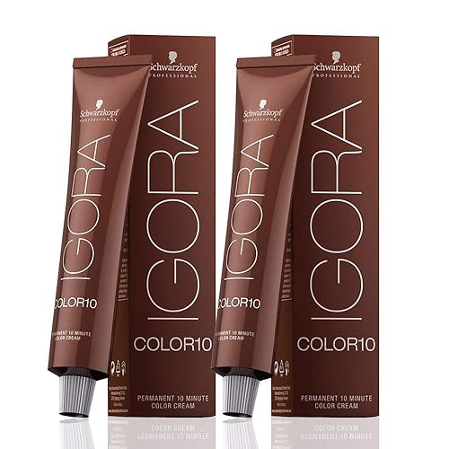 Miniatura 2 de Igora Color 10 7-00 rubio medio natural extra permanente 10 minutos para el cabello y cepillo  peine de tinte M Hair Designs (paquete de 3 artículos)