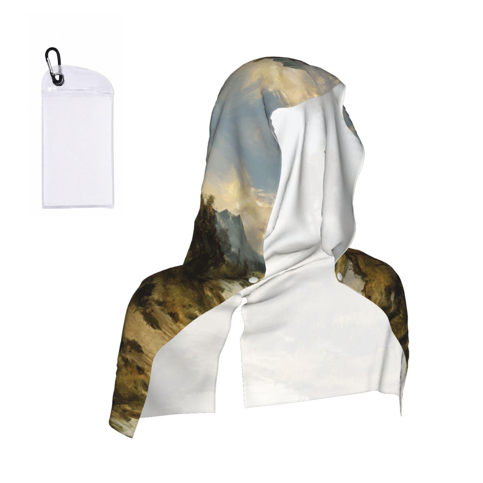 MLTRFGJ Landscape Print Cool Hooded Towels And Keep Them Cool For Several Hours.