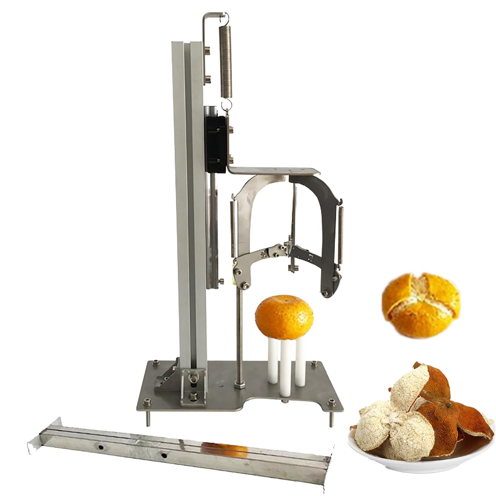 XCSCUK Citrus Peel Remover Cutter Opener, 3-Knife Method Orange Peeler Tool,Stainless Steel Fruit Peeler, for 42cm Fruit Frame