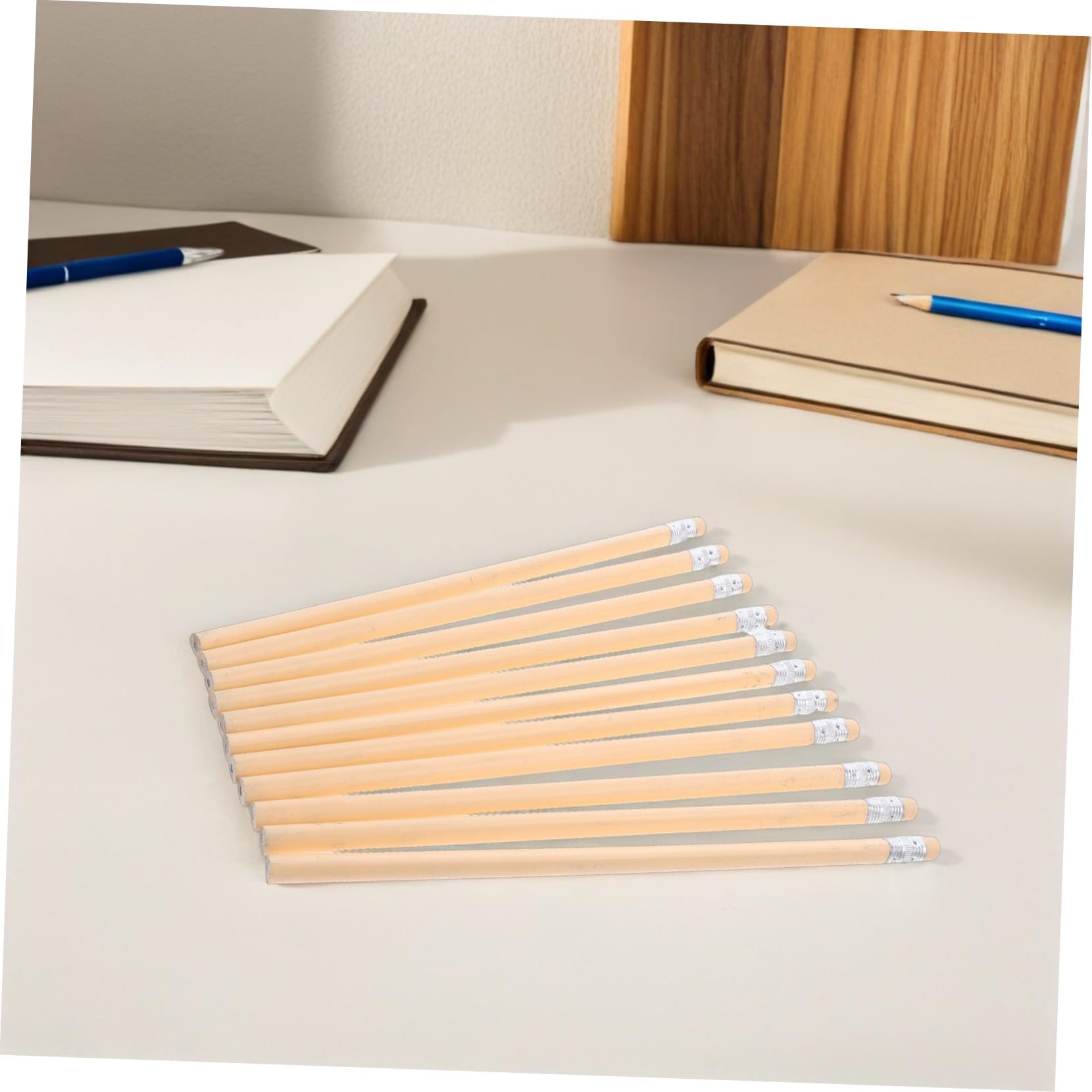 80 Pièces Crayons Hb Bois avec Gomme Prise Ergonomique pour Écriture et Dessin Confortables Fournitures École et Bureau Polyvalentes